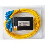 High Uniformity 1X16 SC UPC Splitter For WAN System 55/55 -40℃~85℃