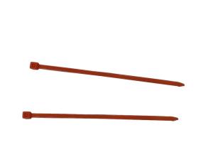 China Orange Snaplock Nylon Cable Ties 100mm For Wire Harness Computer Cable factory