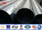 Outside 25m 20KN Transmission Line Poles With Channel Steel 30 M /S Wind Speed