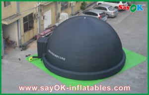 China Printing Logo Black Inflatable Projection Tent For Education Class factory