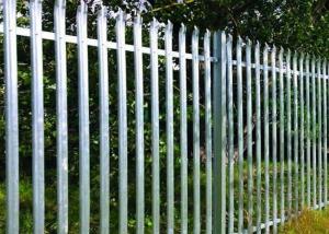 China 1.8m High Powder Coating Galvanised Palisade Fencing Triple Pointed Head factory