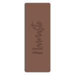 5mm Printed Pu Custom Eco Friendly PU Rubber Pilates Yoga Mat With Namaste Logo