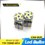T10 Canbus Led Interior Light Bulbs , 16V 15SMD 4014 Car Interior Light Bulbs