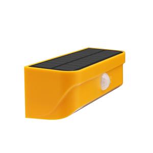 China Bright Motion Sensor Outdoor Solar Powered Garden Wall Lights Lamp factory