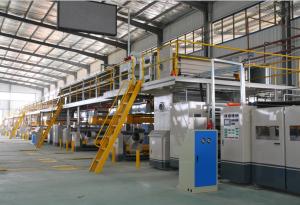 China 1600mm 5 Layers Corrugated Cardboard Production Line 2000kg factory