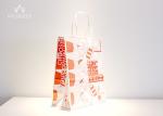 Recyclable Kraft Greaseproof Paper Bags Square Bottom Punched Handle