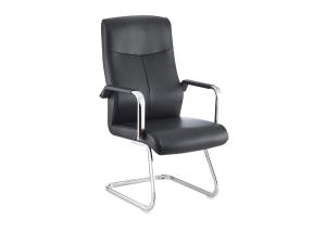 China Modern PU Leather 69cm Visitor Chairs With Arms factory