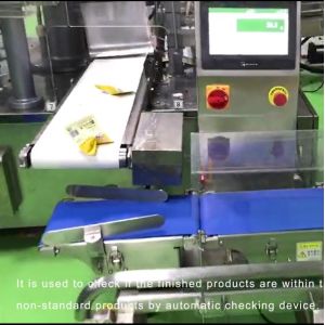 120WPM 100 Bags/ Min High Speed Check Weigher With Pusher