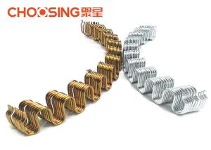 China 22&quot; Chrome Plating 9 Gauge Zig Zag Springs , Couch Support Springs For Sofa Seat factory