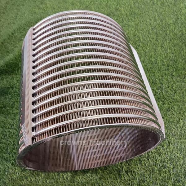 V Type Stainless Steel Wedge Wire screen Panel tube Coanda Screens wedge wire filters For Water Intake