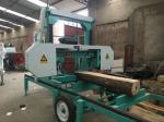 Horizontal wood cutting saws portable saw mills wood working band saws