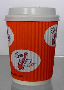 China Food Grade Single Wall Paper Cups With Double Side PE Coated Color Optional factory