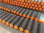 Black Ends Mining 220v Conveyor Impact Roller