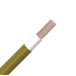 High Voltage Silicone Fiberglass Wires UL3074 12AWG Red Color For Industrial