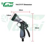 Portable Power Sprayer Water Gun Garden Tools Cleaning Hose Spray