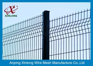 China Pvc Coated Welded Wire Fence Panels Galvanized Mesh Fencing Powder Coated Fence factory