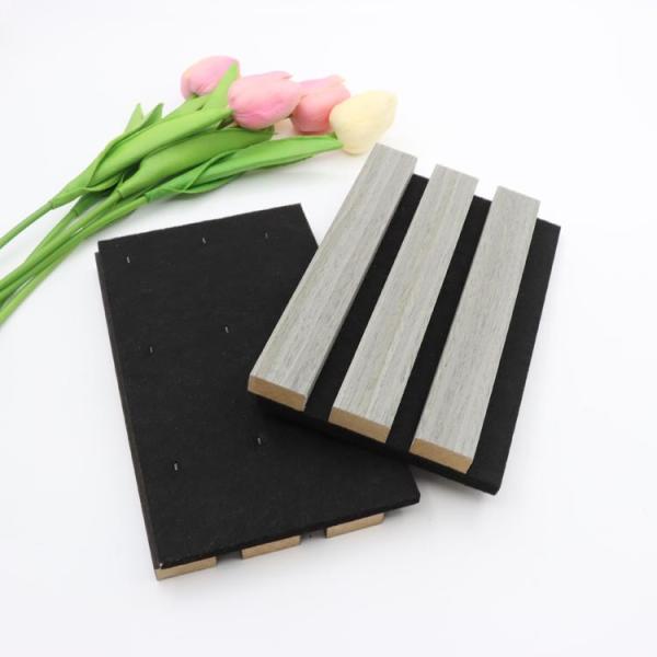 Diffusion Wall Acoustic Panels Board Soundproofing Slat Wooden Fiber