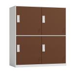 Pink Blue Four Doors H1000 * W900 * D400mm Half Height Locker For Primary School