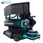 Indoor Circular VR Driving Game Machine With 2 Seats 3000w