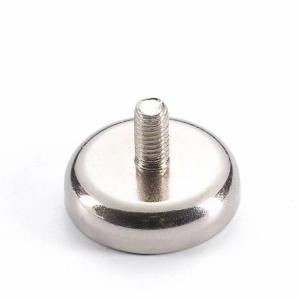 China ISO9001 2008 Certified Round Base Countersunk Hole Pot Magnet with Ni-Cu-Ni Coating factory