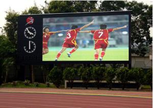 China 320x160mm 16bit P10mm Stadium Perimeter LED Display factory