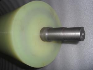 China Industrial PU Polyurethane Coating Rollers , OEM Polyurethane Wheels Replacement factory