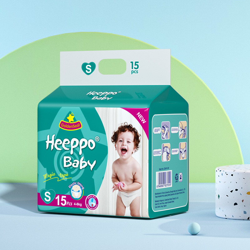 Baby Environmentally Friendly Disposable Nappies Magic Organic Cotton Diaper