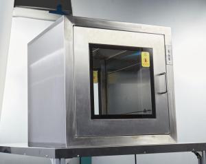 China SUS304 Hospital Cleanroom Pass Box , Pharma Plant Pass Through Box factory