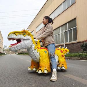China Shopping Mall Center Animatronic Electric Dinosaur Ride for Dino World factory