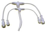 T Type 10A 2 Pins 400mm Waterproof Cable Wire