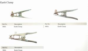 China Stainless Steel Welding Torch Parts Holland Type Earth Clamp 300A 400A 500A factory