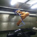 Air Spray 1.5m 6 Axis Spray Paint Arm Intellegent For Bus Body