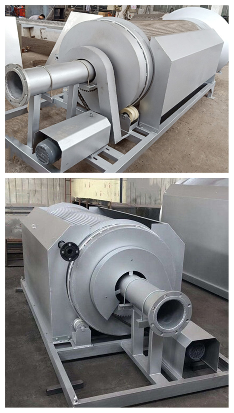 304 316 Industrial Waste Water Drum Filter Microfiltration Screen Rotary Sieve Machine