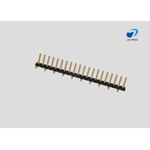 China Pin Header 1x20pin 1.27mm pitch vertical SMD pin1Left factory