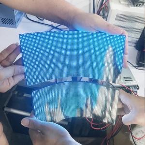 China P3mm Ball Flexible LED Display Screen Advertising Curve Shaped factory