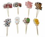 Kids Birthday Eco Friendly Animals Party Cake Topper