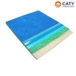 Quick Installation Sustainable Prefabricated Acrylic Surface Basketball Court