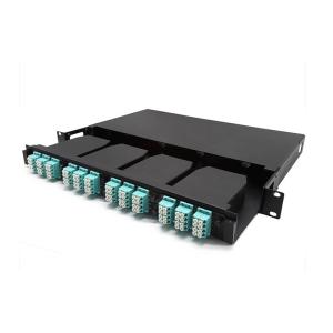 China 96 Core 1U Drawer Fiber Patch Panel MPO Cassette factory