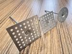 Aluminum Nail Perforated Base Insulation Stick Hangers Fixing Washer