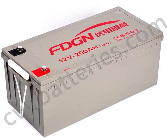 Anti Leakage NPG Solar Gel Battery 12V200Ah For UPS Power Supply