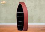 Boat Shape CD DVD Racks Decorative Wooden Cabinet Antique Wood Storage Organizer