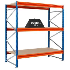 China Super Market Warehouse Longspan Shelving System Medium Duty Rack System factory