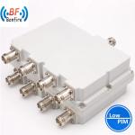 4.3-10 F DIN-F Interface RF Triplexer Triple Band Combiner 380-2700MHz Grey/Red