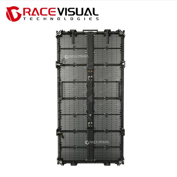 TSR Series Transparent LED Screen with 80% Transparency 8-Module Cabinet Design