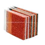Smooth Recycled Rubber Outdoor Flooring Custom UV Resistant Tiles Type