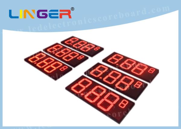 Oil Station Floor Standing Digital Gas Price Signs Easy Operation 8.88 With