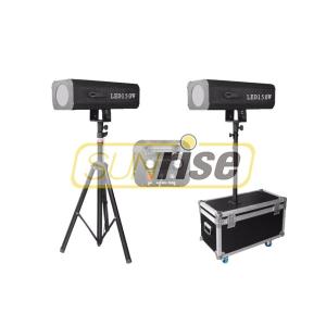 China 6 Colors 150W Auto Follow Spotlight , Stage Spot Lighting With Aluminum Alloy Housing factory