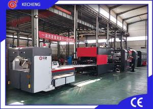 China Bottom Printing Gluer Inline Flexo Printer Slotter Die Cutter factory