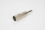 3 Pin Male XLR To Stereo 6.35mm Connector Adapter , xlr connector DB2009