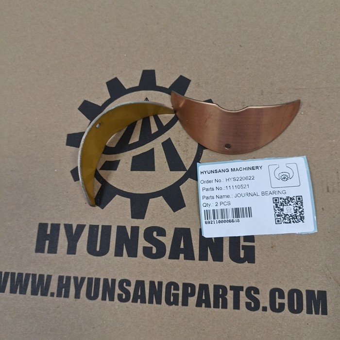 Hyunsang Excavator Engine Parts Journal Bearing 11110521 For M46